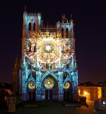 Chroma Illuminations Cathédrale d'Amiens