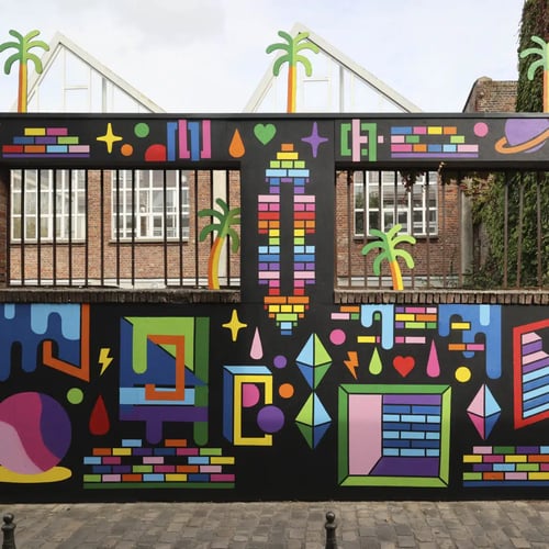 Motifs émotifs de Tiboletuba – art urbain IC.ON.IC