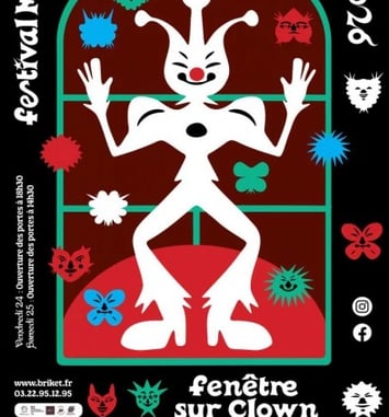 Affiche Festival Fenêtre sur clowns 2026