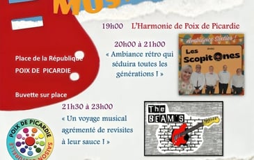 L'Harmonie de Poix-de-Picardie, Les Scopitones et The Beam's