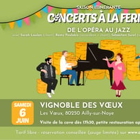 Concert à la ferme au Vignoble des Vœux