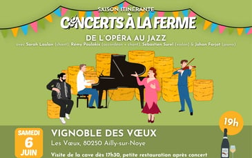 Concert à la ferme au Vignoble des Vœux