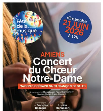 Concert du Chœur Notre Dame suivi des Vêpres