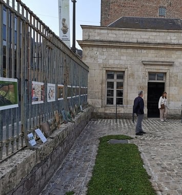 Visites à l'Académie des Sciences, Lettres et Arts d'Amiens et conférence de Jean-Luc Vigneux