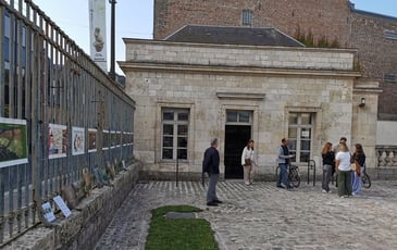 Visites à l'Académie des Sciences, Lettres et Arts d'Amiens et conférence de Jean-Luc Vigneux