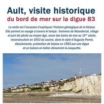 Ault, visite historique du bord de mer sur la digue 83