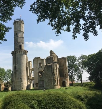 Visite du site du château de Folleville