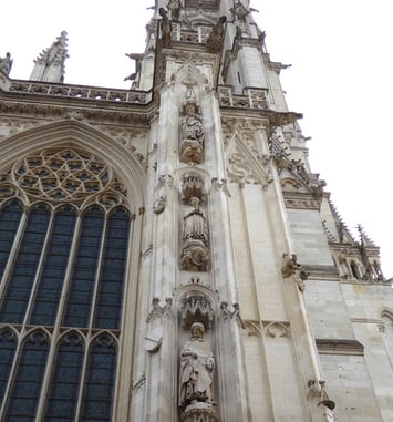 Visite commentée de la façade Nord de la cathédrale d'Amiens