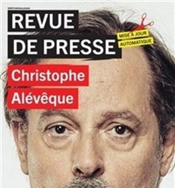Christophe Alévêque dans Revue de presse