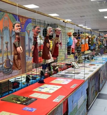 Exposition de marionnettes de Lucien Caron