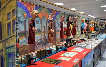 Exposition de marionnettes de Lucien Caron