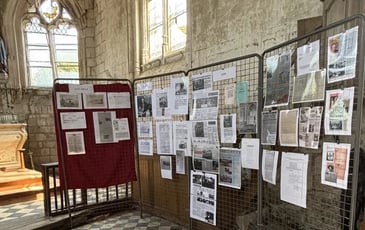 2 visites en 1 : l'église de Vieulaines propose une exposition