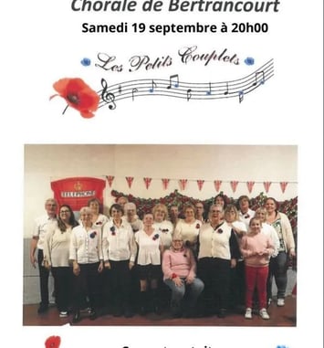 Concert avec la Chorale de Bertrancourt