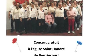 Concert avec la Chorale de Bertrancourt