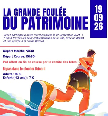 Course et marche « La grande foulée du Patrimoine »