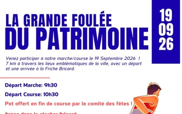 Course et marche « La grande foulée du Patrimoine »