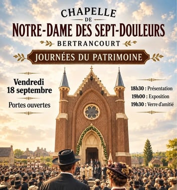 Portes ouvertes de la chapelle Notre-Dame des Sept Douleurs