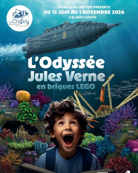 L'odyssée Jules Verne en briques Lego