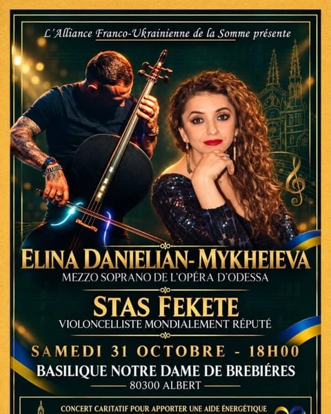 Concert caritatif organisé par l’Alliance Franco Ukrainienne de la Somme