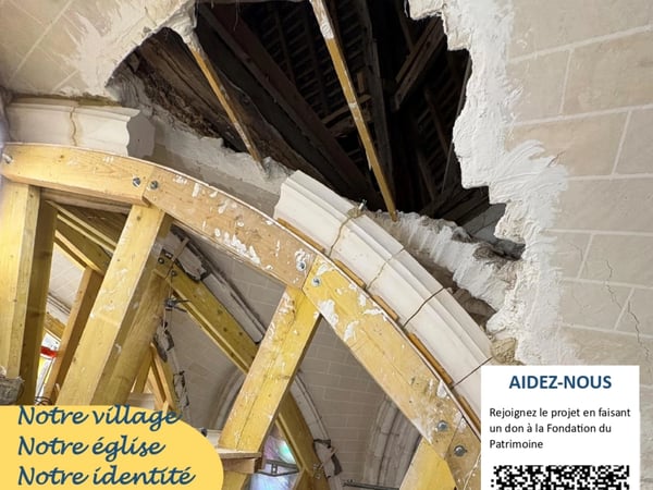 Exposition photo des travaux de l'Eglise